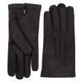 Men's Black Cashmere Lined Nappa Leather Gloves